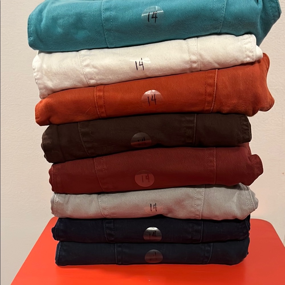 Gloria Vanderbilt Amanda High Rise Jeans - size 14 multiple colors